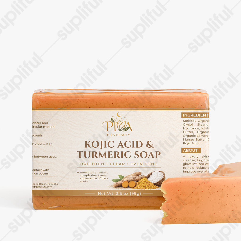 Pila Beauty Kojic Acid & Turmeric Soap